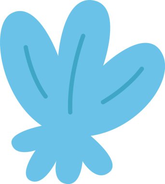 Deniz Kabuğu Eli Çekim Vektörü İllüstrasyonu