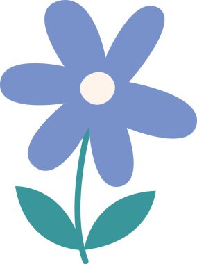 Vektör çizim çiçek el çekilmiş