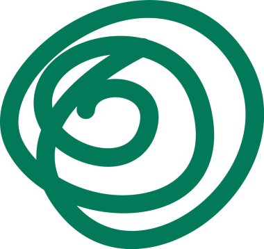 Soyut Çizgili Doodle Vektör İllüstrasyonu