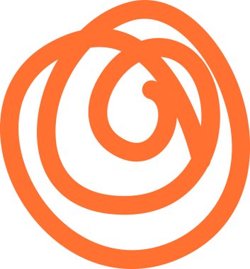 Soyut Çizgili Doodle Vektör İllüstrasyonu