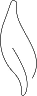 Yaprak Çizgisi Sanat Vektörü İllüstrasyonu