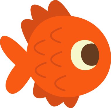 Fish Hand Çizim Vektörü İllüstrasyonu