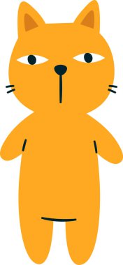 Vektör çizim kedi el çekilmiş