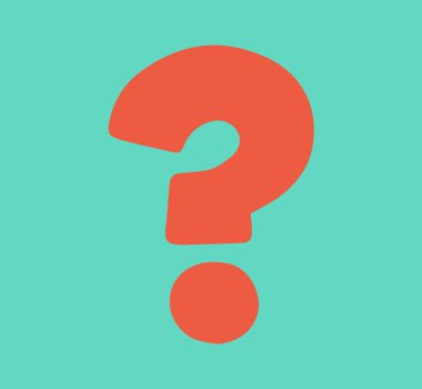 Soru İşareti Okul Kartı Poster Gösterimi