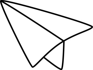 Kağıt Sade Doodle Vektör İllüstrasyonu