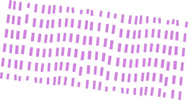 Parçalanmış Dikdörtgen Doodle Vektör İllüstrasyonu