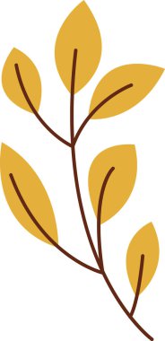 Branch Vektör Resiminde Yapraklar