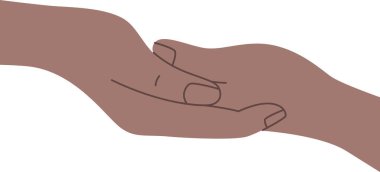 İnsan Elleri Vektör Resimlerini Tutuyor