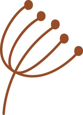 Dal Vektörü İllüstrasyonunda Sonbahar Meyveleri