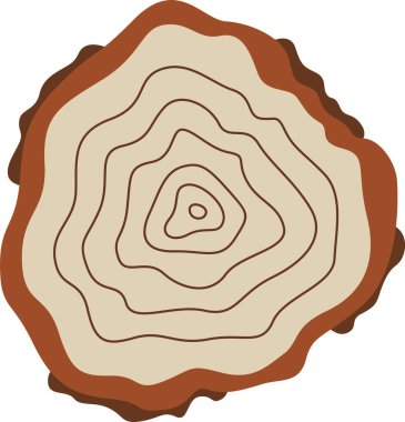 Ağaç Halkası Kesme Vektörü ResmiComment