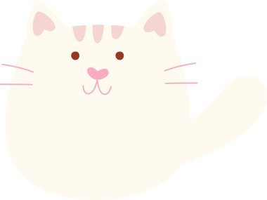 Vektör çizim kedi el çekilmiş