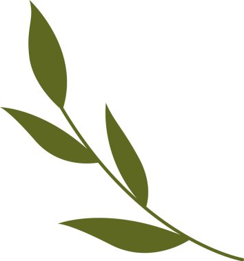 Lavanta Ayrıldı Şube Vektörü İllüstrasyonu