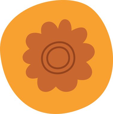 Meşe Ağacı Santrali Vektör İllüstrasyonu