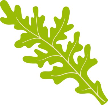 Yaprak Salatası Yeşiller Yenilebilir Bitki Vektörü İllüstrasyonu