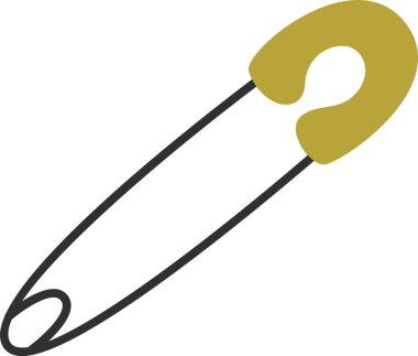 Kumaş Vektörü İllüstrasyonu için İğne