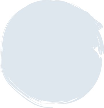 Fırça Efekti Soyut Çember Şekil Vektörü İllüstrasyonu