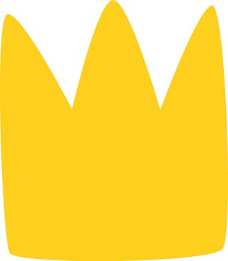 Crown Hand Simge Vektör İllüstrasyonu