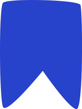 Basit Bayrak simgesi vektör illüstrasyonu