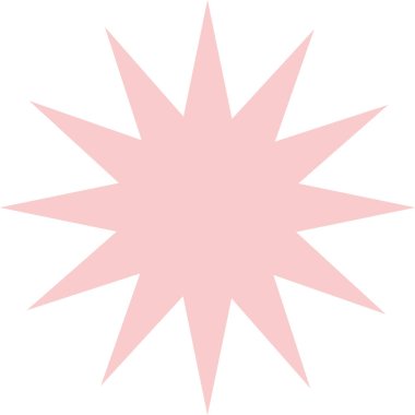 Atom Yıldızı Yüzyılın Ortası Vektör İllüstrasyonu