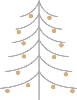 El Yazması Noel Ağacı Vektörü Resimleri