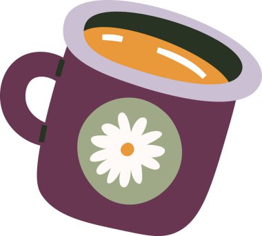 El çizimi Çay Vektörü İllüstrasyonu