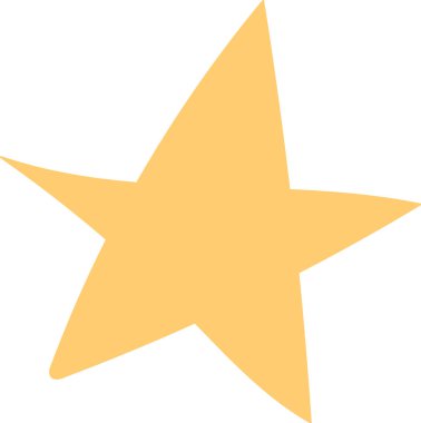 Kağıt Yıldızı Kesme Vektör İllüstrasyonu