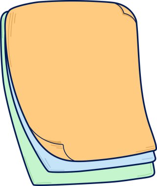 El Çizimi Çizimi Kağıt Kağıt Kağıt Sayfalar Vektör ResimleriComment