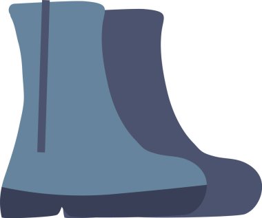 Bir Çift Çizme Vektör İllüstrasyonu