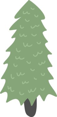 El Yazması Ağaç Vektörü İllüstrasyonu