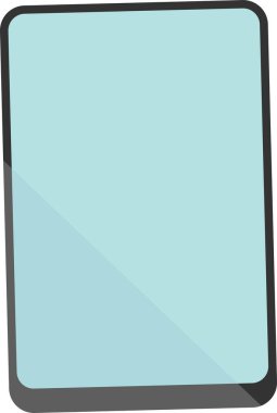 Tablet Dijital Aygıt Vektörü İllüstrasyonu