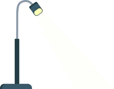 Tablo Lambası Aygıt Vektörü İllüstrasyonu