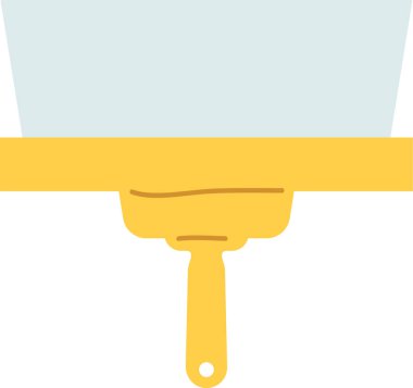 Spatula İnşaat Aracı Vektör İllüstrasyonu