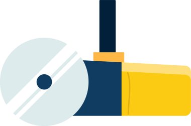 Güç Öğütücü Aracı Vektör İllüstrasyonu