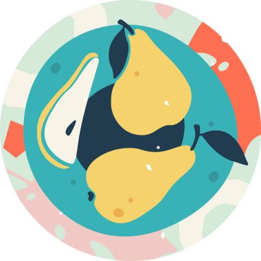 Armut Vurgulama Hikayesi Sosyal Medya Yuvarlak Arkaplan Vektör İllüstrasyonu