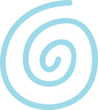 Doodle Soyut Salyangoz Çizgisi Vektör ResmiComment