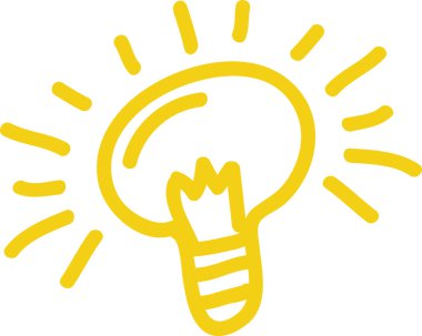 Doodle Lined Lamba Vektörü İllüstrasyonu