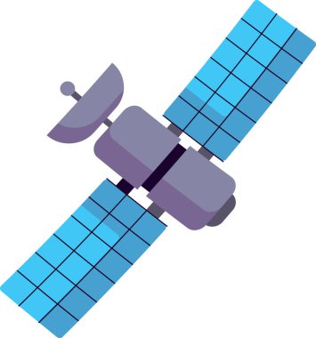 Uzay Uydusu El Çizimi Vektör ResmiComment