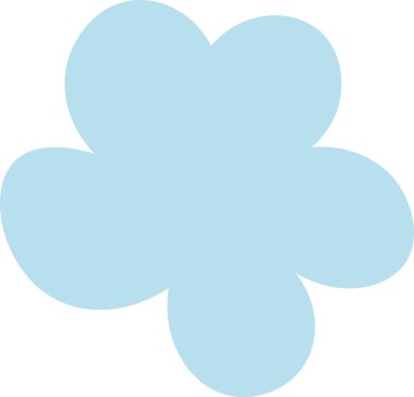 El Yazması Gökyüzü Bulut Vektörü Çizimi