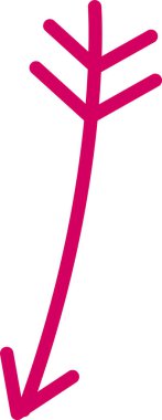 El Çizilmiş Ok Vektörü ResmiComment