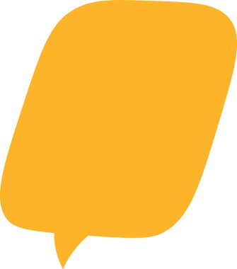 El Çizimi Konuşma Kabarcık Vektörü İllüstrasyonu