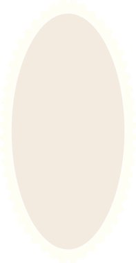 Oval Posta Damgası Boş Şablon Vektör İllüstrasyonu