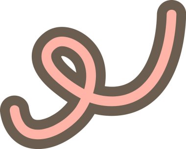 Basit karalama çizgileri şakacı soyut şekiller yaratıyor. Vektör İllüstrasyonu.