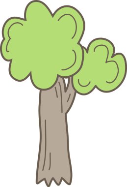 Karalama tarzında basit bir çizim. Vektör İllüstrasyonu.