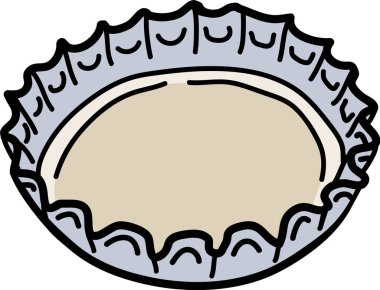 Kullanılan Cam Şişesi Lid Vektör İllüstrasyonu