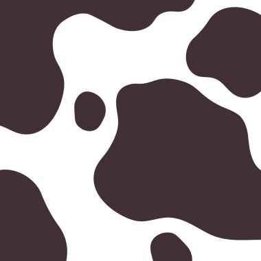 El Çizimi İnek Yazdırma Vektörü İllüstrasyonu