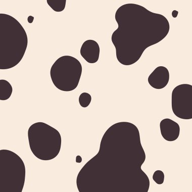 El Çizimi İnek Yazdırma Vektörü İllüstrasyonu