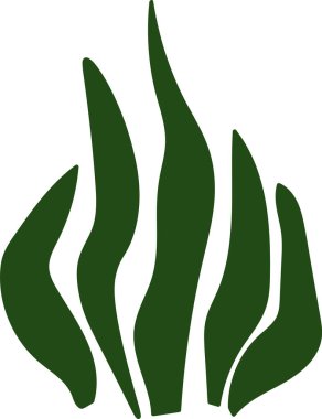 El Çizimi Yapraklar Bitki Vektörü İllüstrasyonu