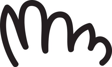 Doodle Çimen Çizgisi Çizim Vektörü ResmiComment