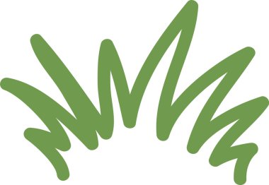 El Çekimi Çimen Çizgisi Çizim Vektörü İllüstrasyonu