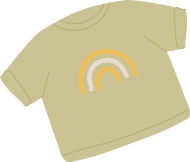 Çocuklar için Tişört Üniforma Vektörü İllüstrasyonu